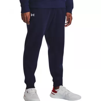 Under Armour pantalón de jogging Rival Fleece para hombre Midnight Navy/blanco talla M