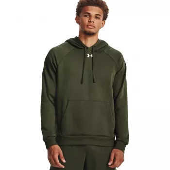 Under Armour Rival Fleece sudadera con capucha oliva