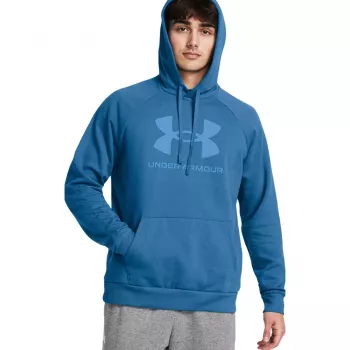 Under Armour Rival Fleece Logo HD sudadera con capucha hombre Academy Blue XL