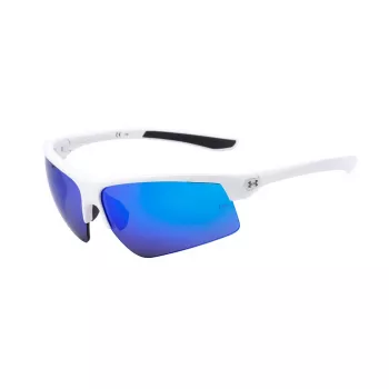 Under Armour UA Clutch gafas de sol - deportivas wrap-around hombre - montura negra lente smoke 71/09/130 mm