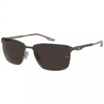 Under Armour UA Retain Edge hombre gafas de sol deportivas - negro mate / gris ahumado - lente 61 mm