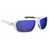 Gafas de sol de hombre Under Armour UARECON6HTG47 - rectangulares, envolventes, lentes verdes, montura habana