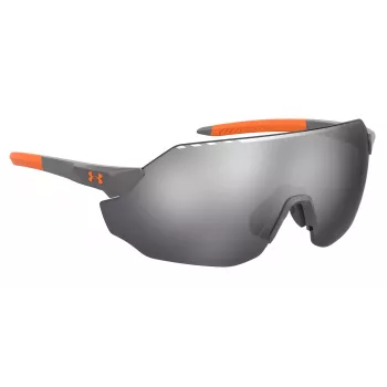 Under Armour Gafas de sol unisex UAHALFTIMEKB7 - montura TR90, lente de policarbonato, 100% protección UV