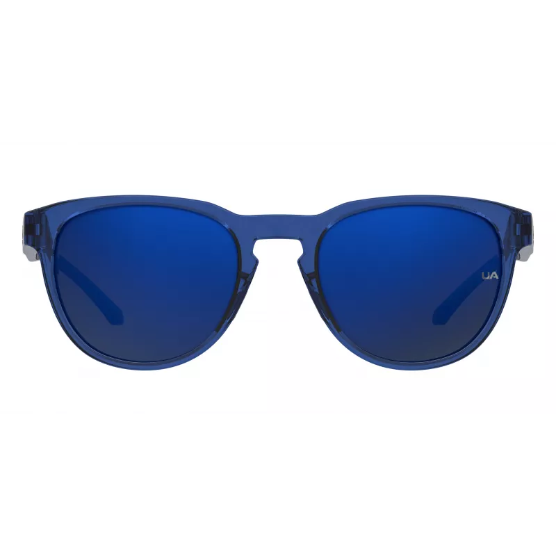 Gafas de sol unisex Under Armour UASKYLAROXZF3 - Montura satin black, cristales grises polarizados, 53/17/140 mm