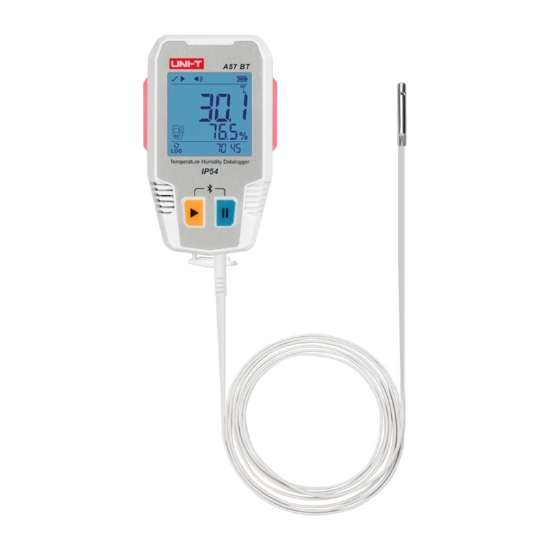 Uni-T A57 BT Registrador de datos de temperatura y humedad Bluetooth