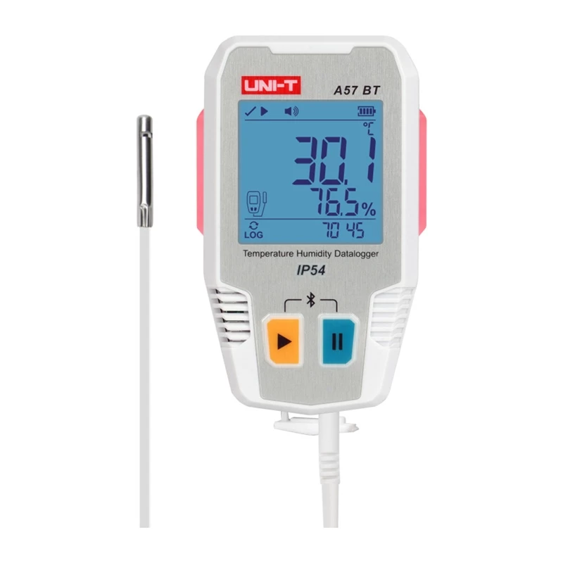 Uni-T A57 BT Registrador de datos de temperatura y humedad Bluetooth