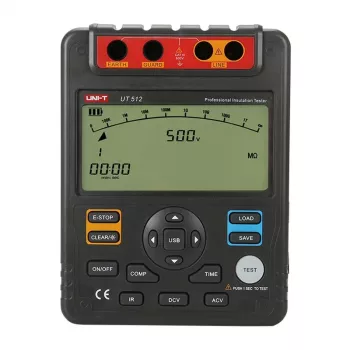 Uni-T UT512 comprobador de resistencia de aislamiento de alta tensión