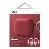 UNIQ funda Uniq Nexo para AirPods 3 + ganchos de silicona para orejas - Roja