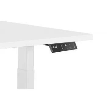 UNIQUE ACTIVE I escritorio eléctrico 140x70 cm blanco
