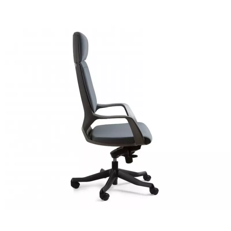 UNIQUE Apollo BL417 silla de oficina – gris pizarra/negro