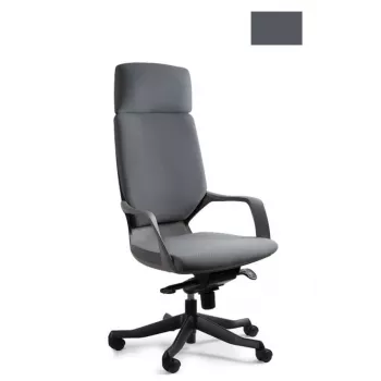 UNIQUE Apollo BL417 silla de oficina – gris pizarra/negro
