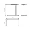 UNIQUE LAPTOP DESK escritorio de altura ajustable/mesa negra