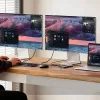 Unitek Hub USB 3.0 de 4 puertos con cable de 30cm, gris