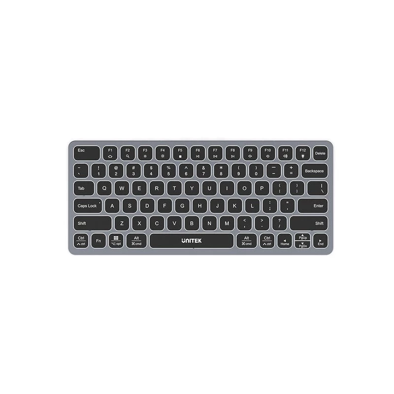 Unitek hub USB-C 9 en 1 HDMI 4K PD 100W teclado