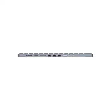 Unitek hub USB-C 9 en 1 HDMI 4K PD 100W teclado