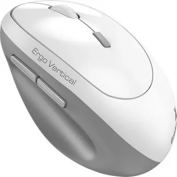Genius Ergo 8350S Ratón inalámbrico, 2400 DPI, blanco