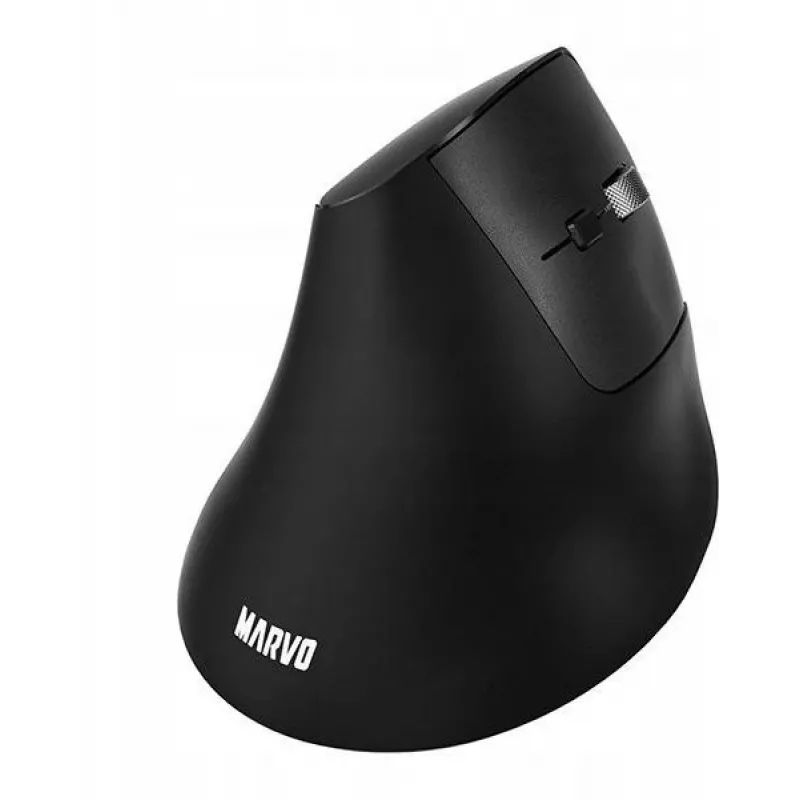 Marvo HIPO Ratón inalámbrico, 1600 DPI, negro