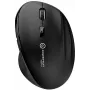 UNITEK Powerton ERGO CLOE ratón inalámbrico – negro, 1600 DPI, diseño ergonómico para diestros