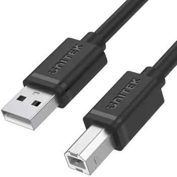UNITEK Cable USB 2.0 Type-A macho a Type-B macho 2m Negro