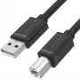 UNITEK Cable USB 2.0 Type-A macho a Type-B macho 2m Negro