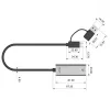 UNITEK Adaptador USB-A/C 3.1 Gen 1 a RJ45 2.5 Gigabit Ethernet U1313C