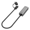UNITEK Adaptador USB-A/C 3.1 Gen 1 a RJ45 2.5 Gigabit Ethernet U1313C