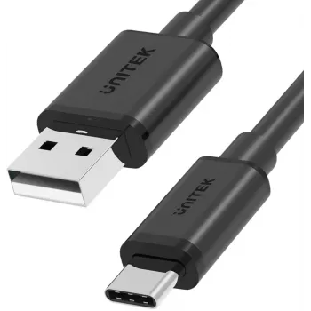 UNITEK Cable USB-A a USB-C 2.0 480 Mbps 1 m negro