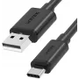 UNITEK Cable USB-A a USB-C 2.0 480 Mbps 1 m negro