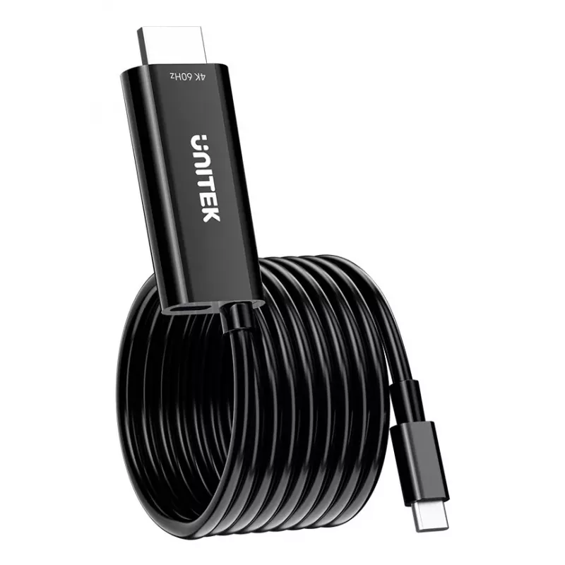 UNITEK Cable USB-C a HDMI 4K@60Hz con USB-C PD 100W