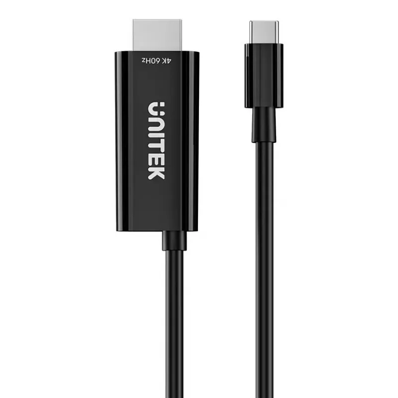 UNITEK Cable USB-C a HDMI 4K@60Hz con USB-C PD 100W
