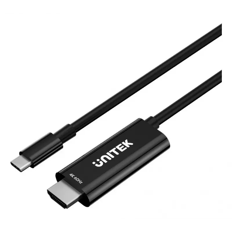 UNITEK Cable USB-C a HDMI 4K@60Hz con USB-C PD 100W