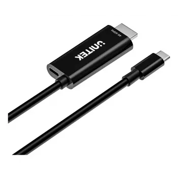 UNITEK Cable USB-C a HDMI 4K@60Hz con USB-C PD 100W