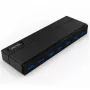 UNITEK Y-3184 Hub USB 3.0 de 7 puertos con fuente de alimentación y función de carga BC 1.2