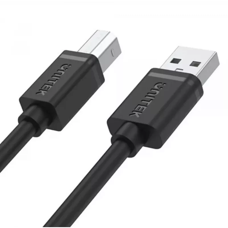 UNITEK Y-C430GBK cable USB 2.0 conector A macho a conector B macho 1m negro