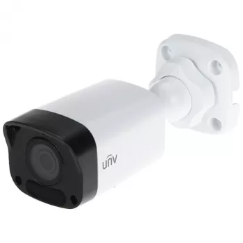 UNIVIEW IPC2124LB-AF28K-A2 Cámara IP tipo bala IR de 4MP, distancia focal fija 2,8mm, PoE, IP67