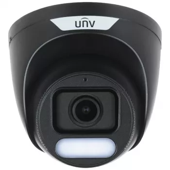 UNIVIEW IPC3624LE-ADF28K-WP-BLACK Cámara IP tipo bala 4MP con objetivo 2,8mm, Wise-ISP, IP67, IK10, negra