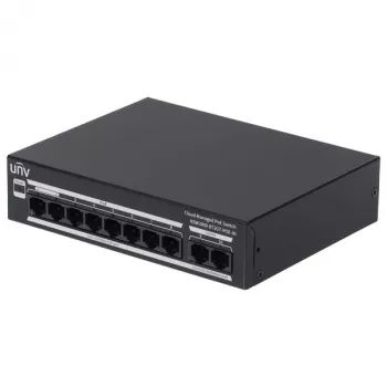 UNIVIEW NSW3000-8T2GT-POE-IN Switch PoE+ de 8 puertos, 120W, no gestionado