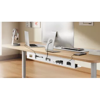 UP UP W-2-31-11CC bandeja para gestión de cables, 800x140x100, Blanco
