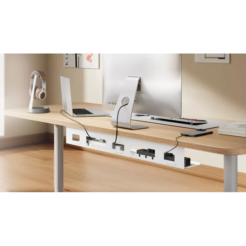 UP UP W-2-31-11CC bandeja para gestión de cables, 800x140x100, Blanco