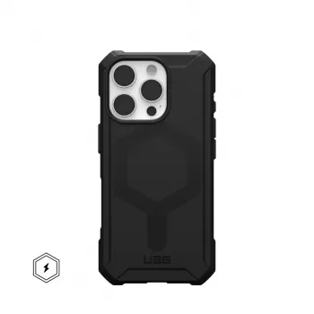 Urban Armor Gear Essential Armor Funda para smartphone de 6,3 pulgadas, Negro