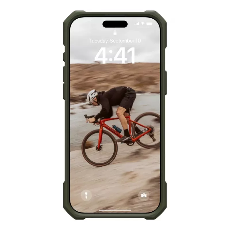 Urban Armor Gear Essential Armor Case para smartphone de 6,9 pulgadas, oliva