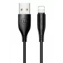 USAMS Apple Lightning Cable de carga 2A de 1 m negro
