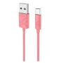 USAMS US-SJ039 U-Gee Pro cable de datos y carga rápida 2A universal Micro USB a USB de PVC 1m rojo