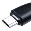 Cable de carga y datos USB, Micro USB-A a USB-A, 0,25 m, negro, Joyroom S-UM018A11, Surpass Series