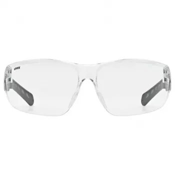 UVEX Equate Gafas de bicicleta, lente smoke, montura negra