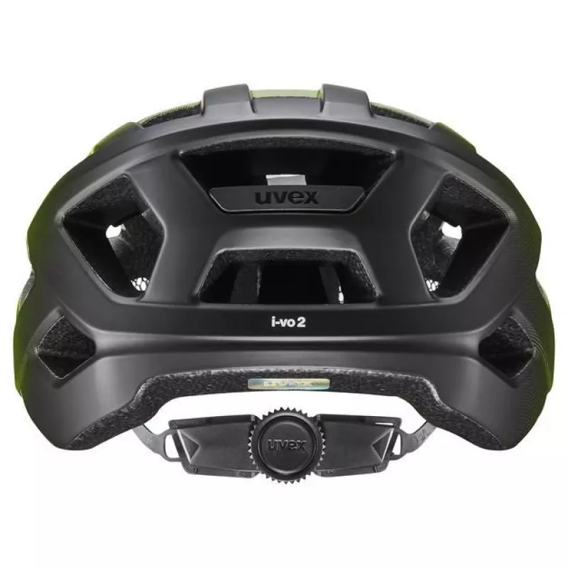 UVEX I-vo 2 Casco de bicicleta 56-60 cm, Amarillo neón/Negro mate