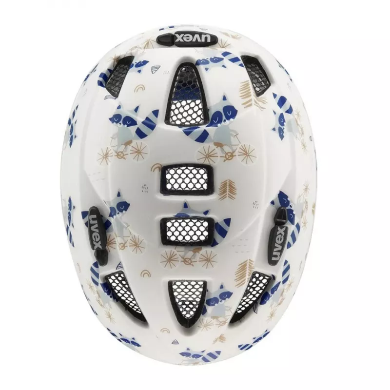 UVEX Kid 2 CC Casco de bicicleta para niños 46-52 cm, Raccoon Matt