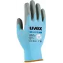 Uvex phynomic C3 Guantes de seguridad, talla 8 (M), gris/antracita, protección anticorte nivel C, recubrimiento de espuma de polímero acuoso 6008008
