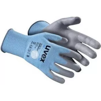 Uvex phynomic C5 Guante de protección contra cortes, talla 9, gris/antracita 6008109