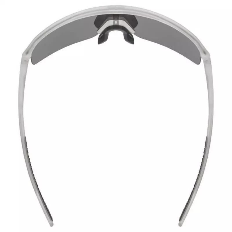 Gafas de sol Uvex Ramp - montura gris mate, lente espejada plata